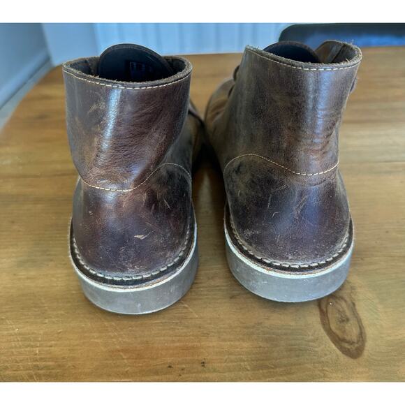 Clarks Bushacre Mens Size 10 Brown Casual Chukka Desert Ankle Boots - Picture 6 of 10